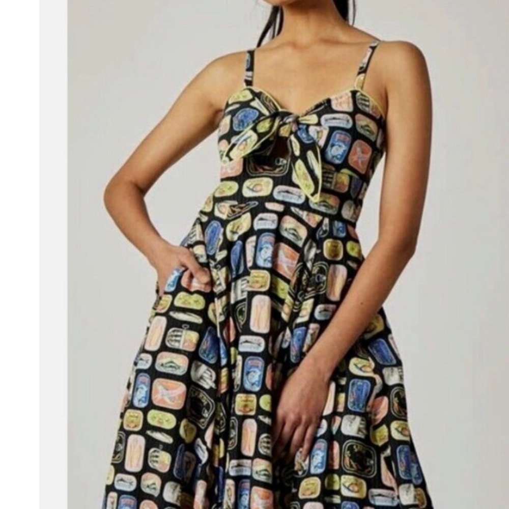 Multicolor Printed Women's Dress